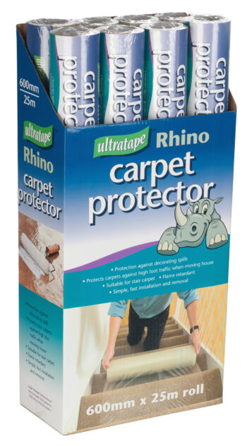 Olympic Fixings 251-100-025 Olympic Fixings Rhino Carpet Protection Film - 600mm x 25m