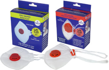 Olympic Fixings 254-100-045 Olympic Fixings FFP2 Valve Fold Dust Mask - 5 Pcs 1
