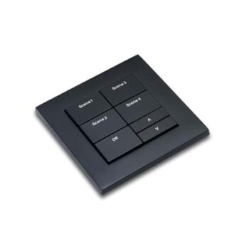 RAKO HS-MOD-MB Rako HS-MOD-MB Cover Plate Surround Kit for Modular Control Panel Module - Matt Black 2