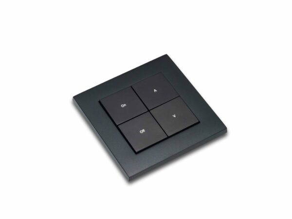 RAKO RK-MOD-040-B Rako Wireless Modular Control Module - RK-MOD-040 - Black Buttons 2