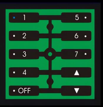 RAKO RNC-100 Rako Classic Plate 10-Button Wireless NFC Push Button Module