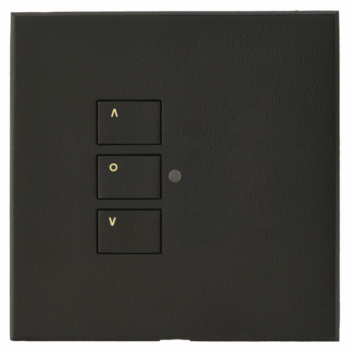 RAKO RP-EOS-31-MB Rako Cover Plate Kit - RP-EOS-31-MB - Single Gang 3-Button - Matt Black 2