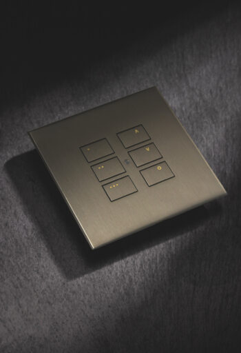 RAKO RP-EOS-60-BM Rako Cover Plate Kit - RP-EOS-60-BM - Matt Bronze for EOS Wireless Control Module - Single Gang 6-Button 2