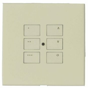 RAKO RP-EOS-60-WH Rako Cover Plate Kit - RP-EOS-60-WH - Single Gang 6-Button - White 2