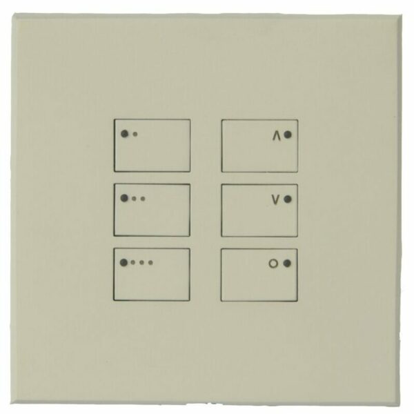 RAKO RP-EOS-60-WH Rako Cover Plate Kit - RP-EOS-60-WH - Single Gang 6-Button - White 4