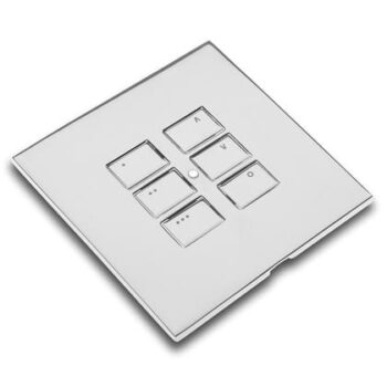 RAKO RP-EOS-6030-PC Rako Cover Plate Kit - RP-EOS-6030-PC - Polished Chrome - for EOS Wireless Control Module 9-Button