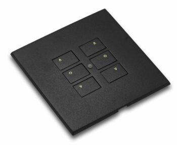 RAKO RP-EOS-61-MB Rako Cover Plate Kit-RP-EOS-61-MB - Matt Black - 6-Button for EOS Wireless Control Module