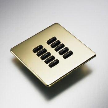 RAKO WLF-100-PB Rako WLF-100-PB Cover Plate Polished Brass