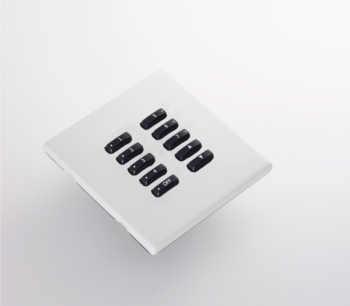 RAKO WLM-100-WH Rako WLM-100-WH Cover Plate White Metal 1
