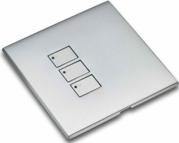 RAKO WP-EOS-30-SC Rako Cover Plate Kit for EOS Wired Control Modules - Single Gang 3-Button - Scenes 1