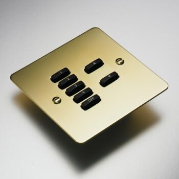 RAKO WVF-100-PB Rako WVF-100-PB Cover Plate Polished Brass 2