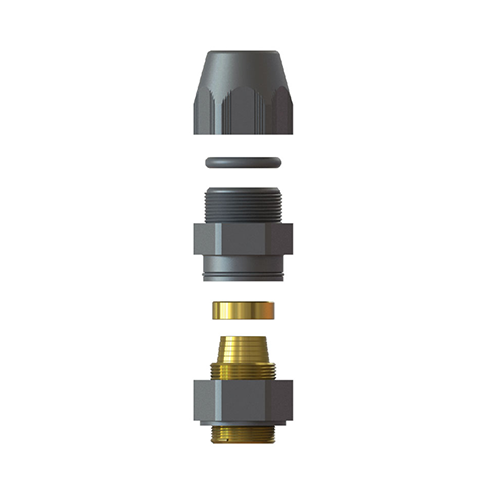 SWA STORM63 Storm Cable Gland M63 c/w Gland Brass Lock Nut & Earth Tag - Pack of 1 2