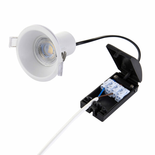 Saxby 101342 Saxby ShieldECO CCT Anti-Glare White IP65 5W 6