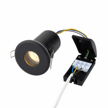 Saxby 101344 Saxby ShieldPLUS IP65 GU10 Black 1