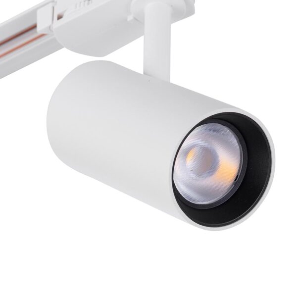 Saxby 101627 Saxby ColtLED Track Head - Matt White - 15W 4000K Cool White 2