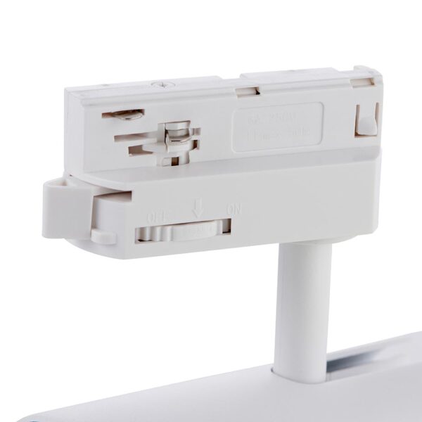 Saxby 101630 Saxby ColtLED Track Head - Matt White - 23W 3000K Warm White 8