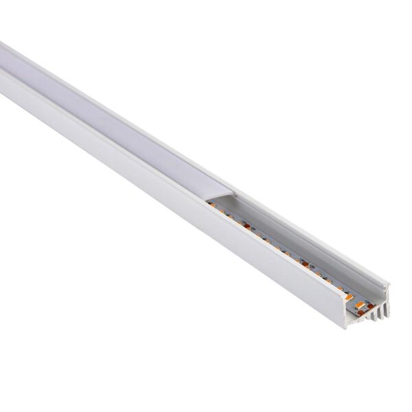 Saxby 102666 Saxby Rigel Recessed Wall Washer Aluminium Profile/Extrusion - 2m White 4