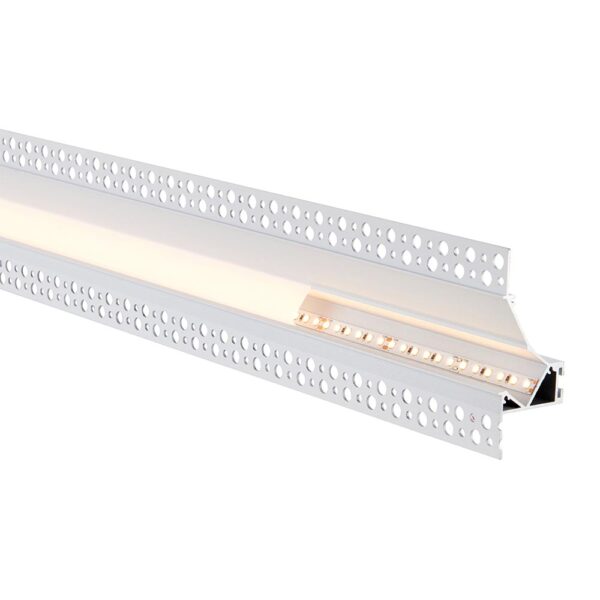 Saxby 102667 Saxby Rigel Plaster-in Wall Washer Aluminium Profile/Extrusion - 2m White 3