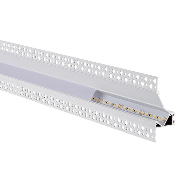 Saxby 102667 Saxby Rigel Plaster-in Wall Washer Aluminium Profile/Extrusion - 2m White 4