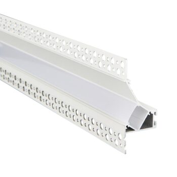 Saxby 102667 Saxby Rigel Plaster-in Wall Washer Aluminium Profile/Extrusion - 2m White 1