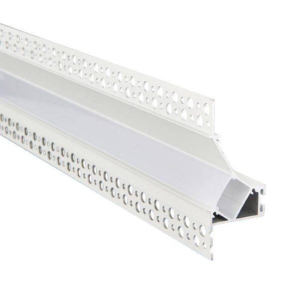 Saxby 102667 Saxby Rigel Plaster-in Wall Washer Aluminium Profile/Extrusion - 2m White 1