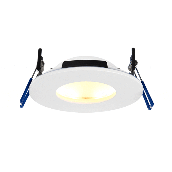 Saxby 102669 Saxby OrbitalPRO 4CCT Matt White IP65 9W 1