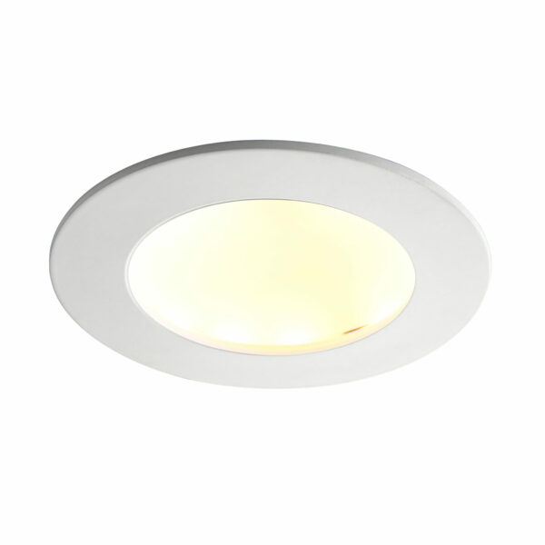 Saxby 102671 Saxby OrbitalPRO 4CCT Matt White IP65 12W 3