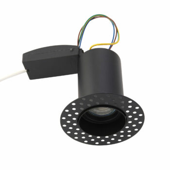 Saxby 103028 Saxby Ravel Trimless FR GU10 Downlight  - Matt Black 2