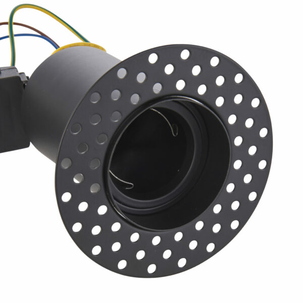 Saxby 103028 Saxby Ravel Trimless FR GU10 Downlight  - Matt Black 3