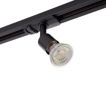 Saxby 103845 Saxby Arezzo Mini GU10 Track Head 35W - Black 2