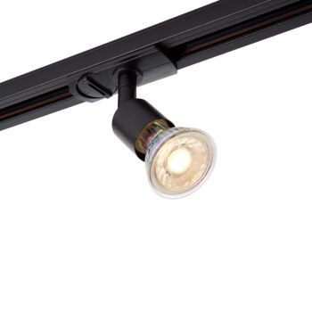 Saxby 103845 Saxby Arezzo Mini GU10 Track Head 35W - Black 1
