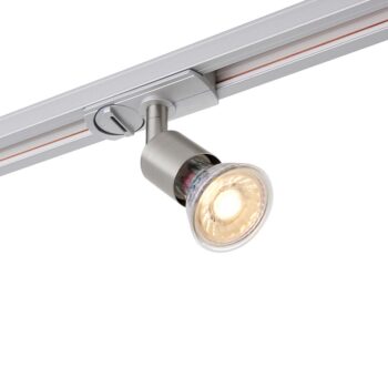 Saxby 103846 Saxby Arezzo Mini GU10 Track Head 35W - Satin Chrome 1