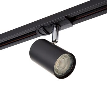 Saxby 103848 Saxby Arezzo GU10 Track Head 7W - Black 2