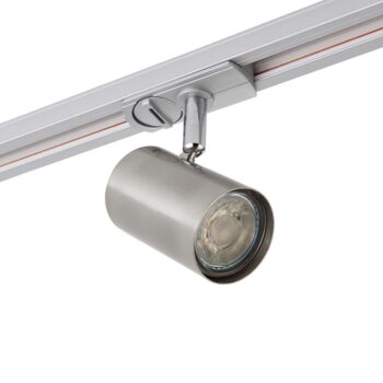 Saxby 103849 Saxby Arezzo GU10 Track Head 7W - Satin Chrome 2