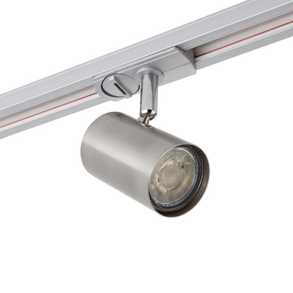 Saxby 103849 Saxby Arezzo GU10 Track Head 7W - Satin Chrome 2