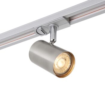Saxby 103849 Saxby Arezzo GU10 Track Head 7W - Satin Chrome 1