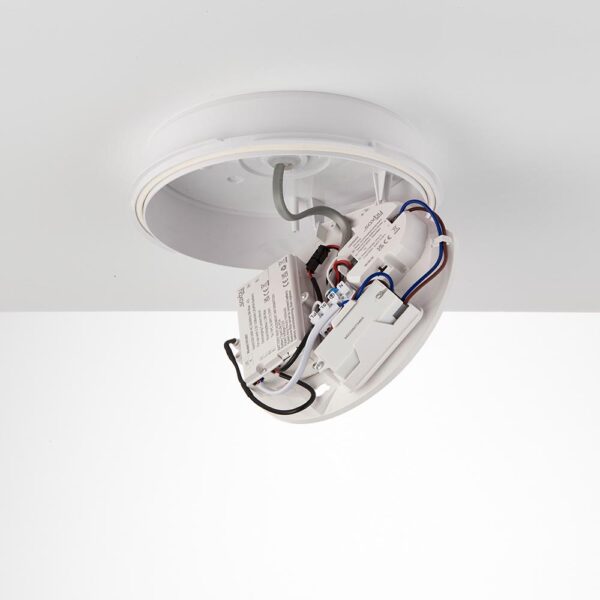 Saxby 103937 Saxby HeroPRO Mini CCT Tri Wattage Bulkhead Microwave Emergency - 12W 3000K/4000K/6000K 4