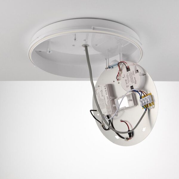Saxby 103938 Saxby HeroPRO XL CCT Tri Wattage Bulkhead Emergency - 28W 3000K/4000K/6000K 4