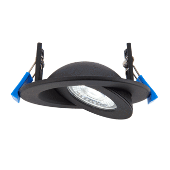 Saxby 106537 Saxby Shield360 4CCT Tri Wattage IP44 8W - Black 1