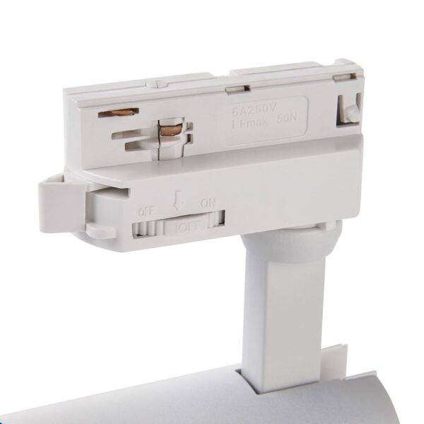 Saxby 108741 Saxby ColtLED Track Head - Matt White - 11.7W CCT 6
