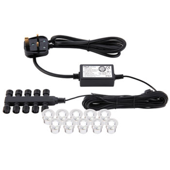 Saxby 13889 Saxby Lighting Ikon Round 30mm Kit IP67 0.45W Blue Daylight White 1