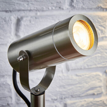 Saxby 13914 Saxby Lighting Palin 310mm Spike IP44 7W Brushed Stainless Steel 2