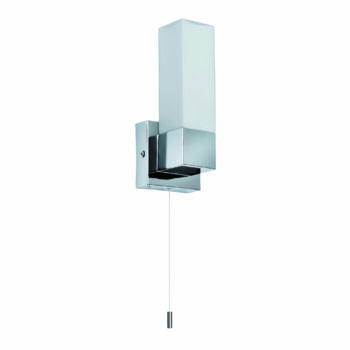 Saxby 39627 Saxby Square 1lt wall IP44 40W 2