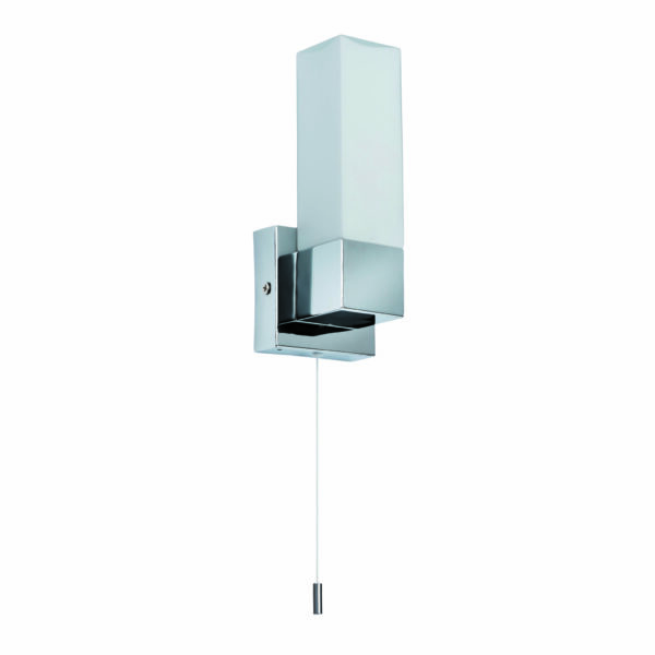 Saxby 39627 Saxby Square 1lt wall IP44 40W 2