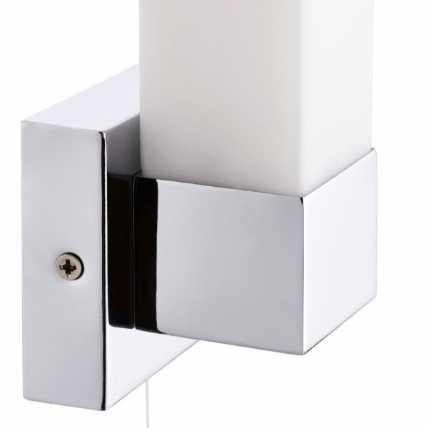 Saxby 39627 Saxby Square 1lt wall IP44 40W 4