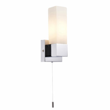 Saxby 39627 Saxby Square 1lt wall IP44 40W 1