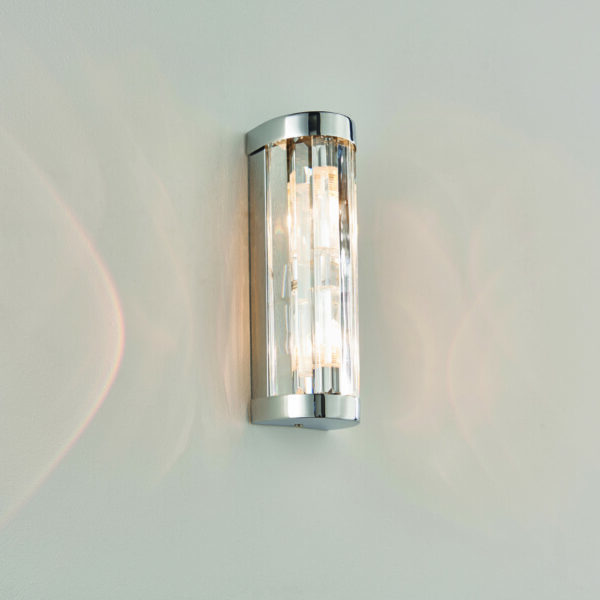 Saxby 39629 Saxby Crystal 2lt wall IP44 18W 5