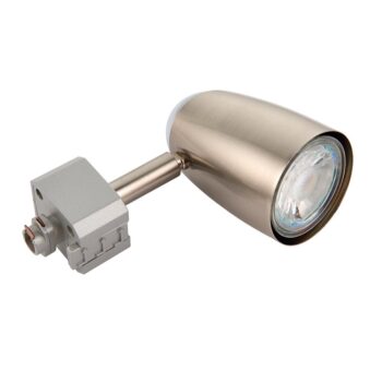 Saxby 42316 Saxby Monte GU10 Track Head 6W - Satin Chrome 2
