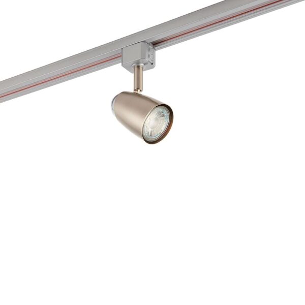 Saxby 42316 Saxby Monte GU10 Track Head 6W - Satin Chrome 6