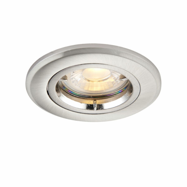 Saxby 50673 Saxby ShieldPLUS Fixed GU10 Satin Nickel 5
